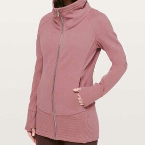 Lululemon Radiant Jacket II, Yoga and Running, Spanish Rose, Zip-Up, Fleece